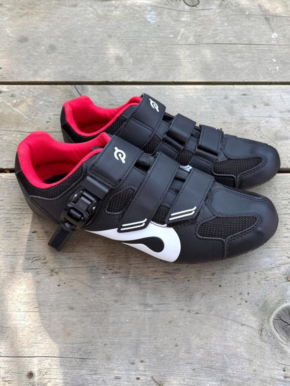 Peloton Cycling Shoes EU 44 Mens US 10 Clip In Spin Bike Black Look Delta Cleats